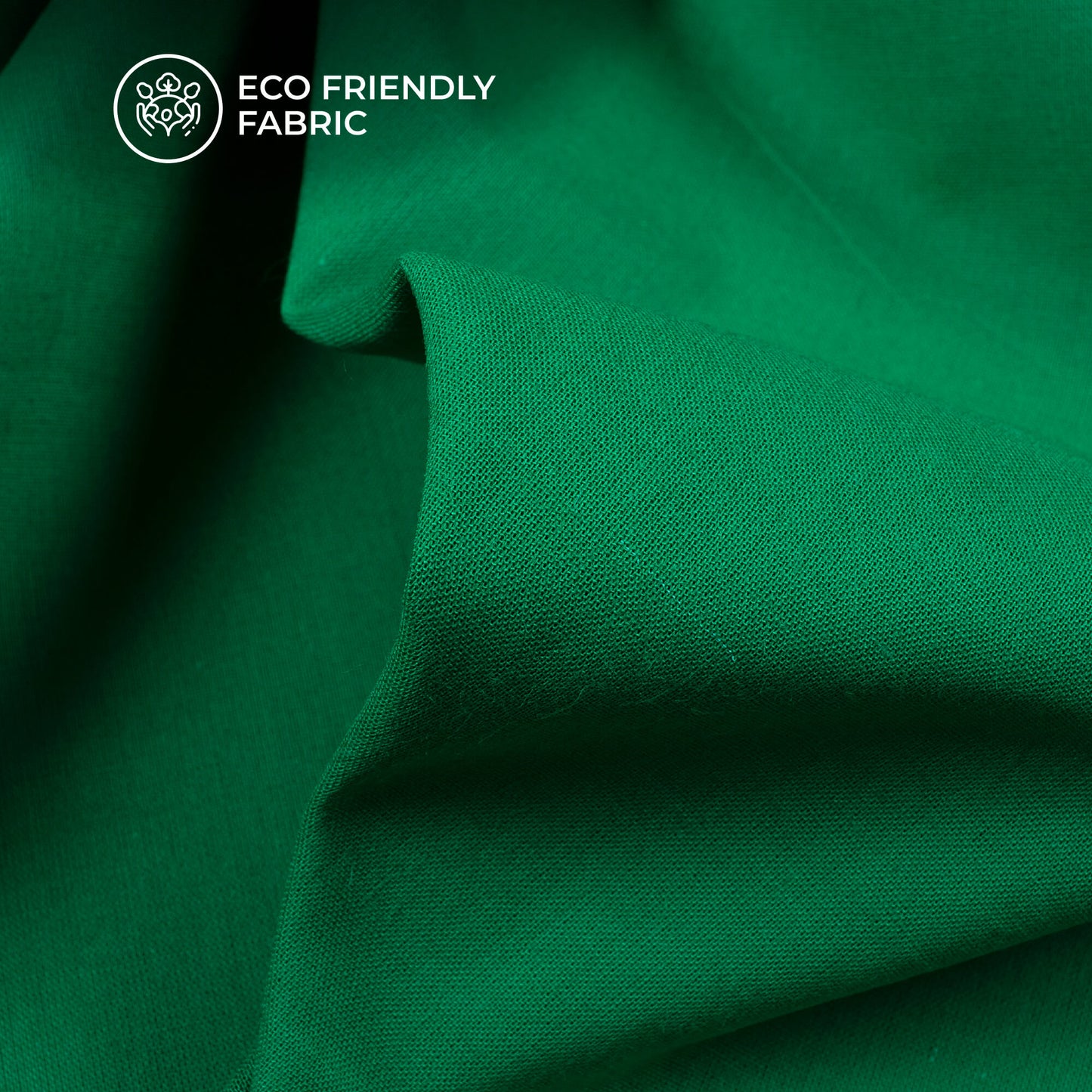 Green Plain Cotton Cambric Fabric