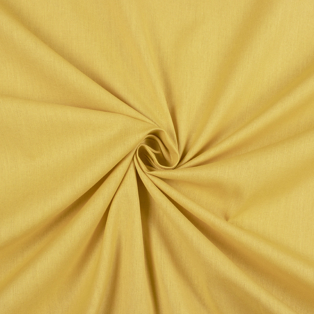Flax Yellow Plain Cotton Flex Fabric