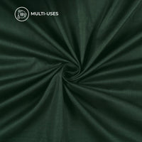 Sacramento Green Plain Cotton Flex Fabric