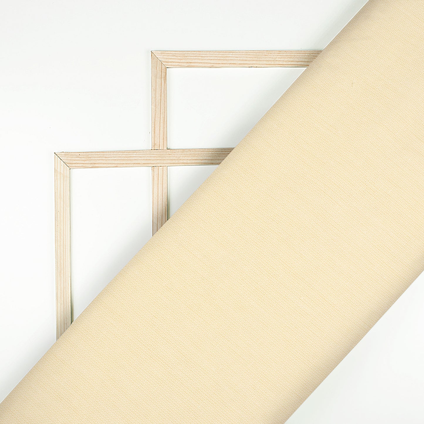 Cream Plain Cotton Cambric Fabric