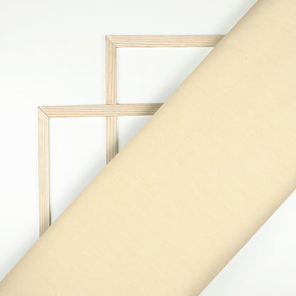 Cream Plain Cotton Cambric Fabric