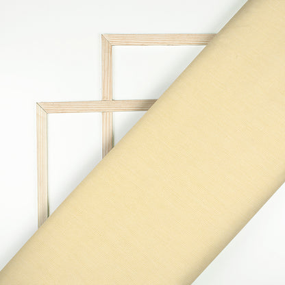 Dffoddil Yellow Plain Cotton Flex Fabric