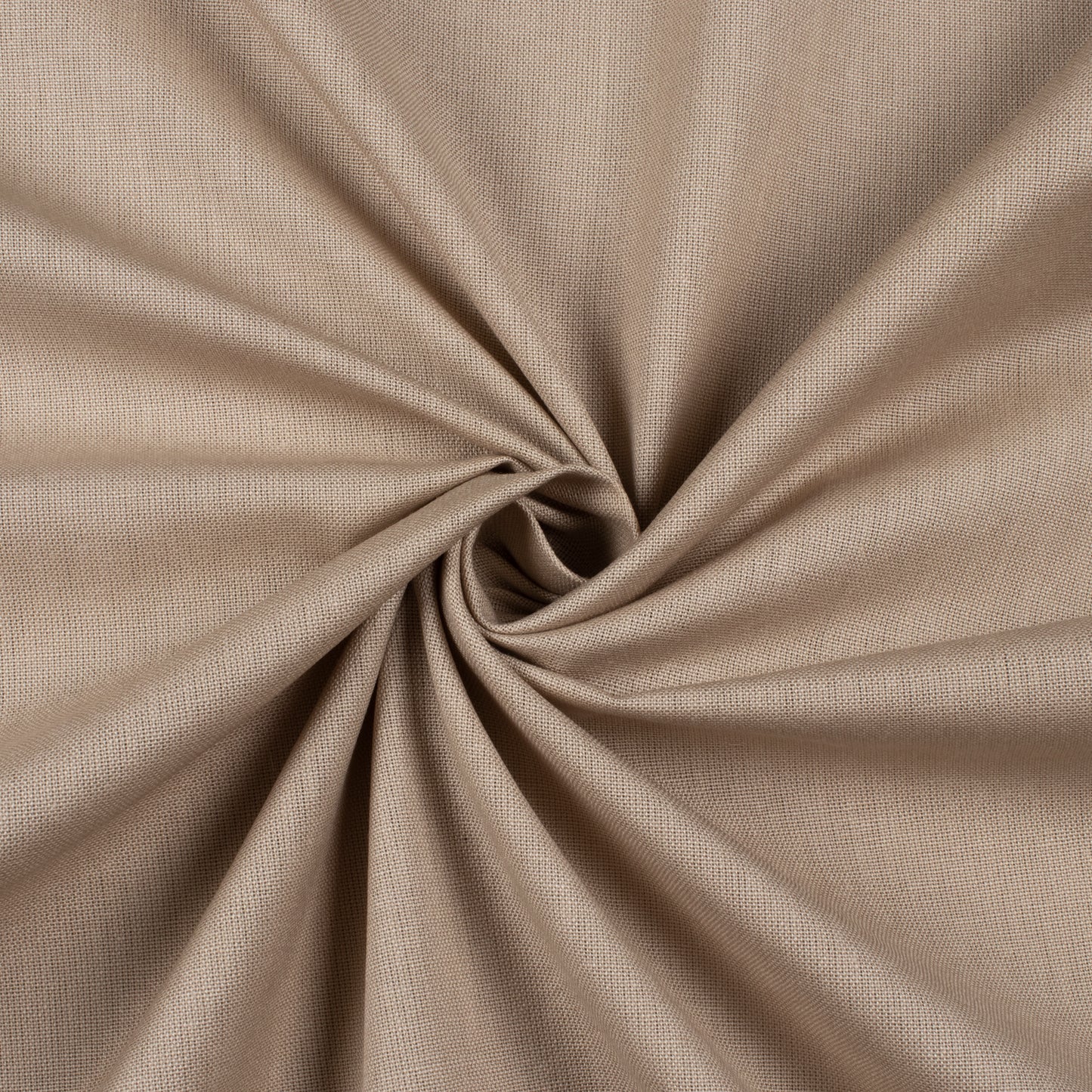 Coffee Cream Plain Cotton Flex Fabric