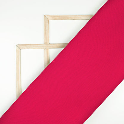 Magenta Pink Plain Pure Chinnon Chiffon Fabric