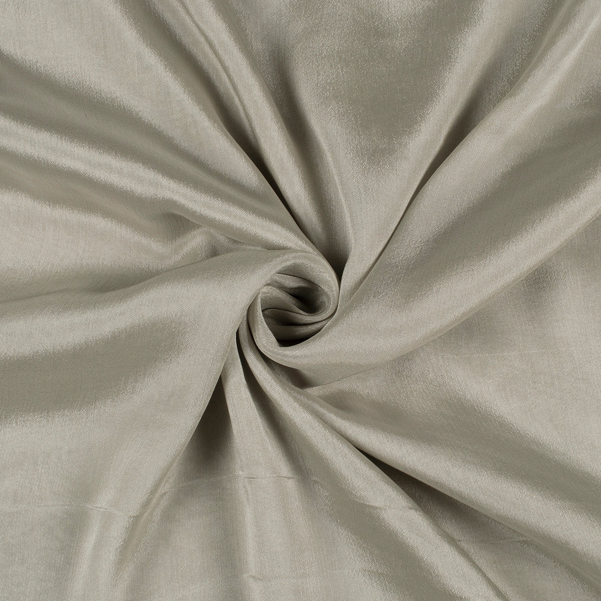 Grey Plain Pure Chinnon Chiffon Fabric