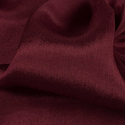 Maroon Plain Pure Chinnon Chiffon Fabric