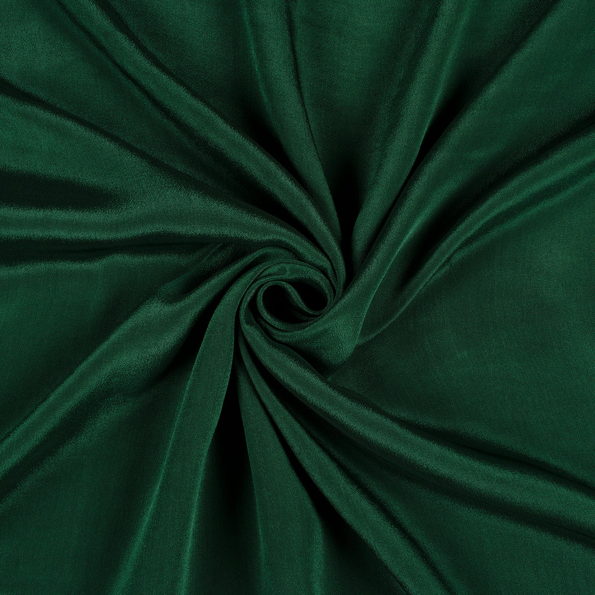Dark Green Plain Pure Chinnon Chiffon Fabric