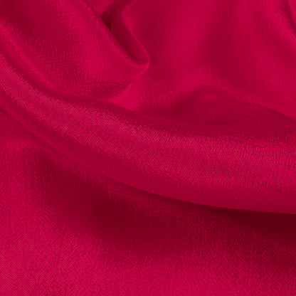 Hot Pink Plain Pure Chinnon Chiffon Fabric