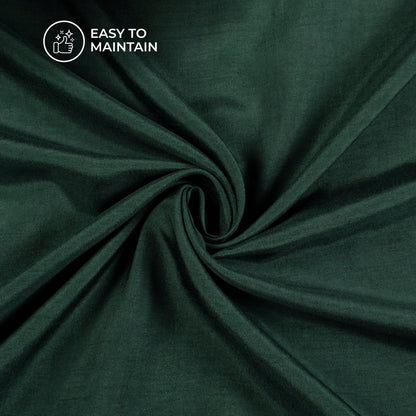 Castleton Green Plain Pure Dola Silk Fabric