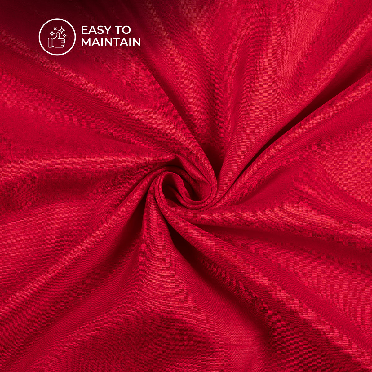 Candy Red Plain Pure Dola Silk Fabric For Wholesale