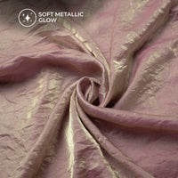 Exclusive Lemonade Pink Plain Shimmer Tissue Fabric