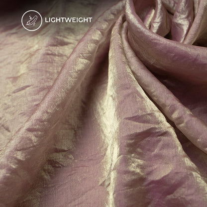 Exclusive Lemonade Pink Plain Shimmer Tissue Fabric