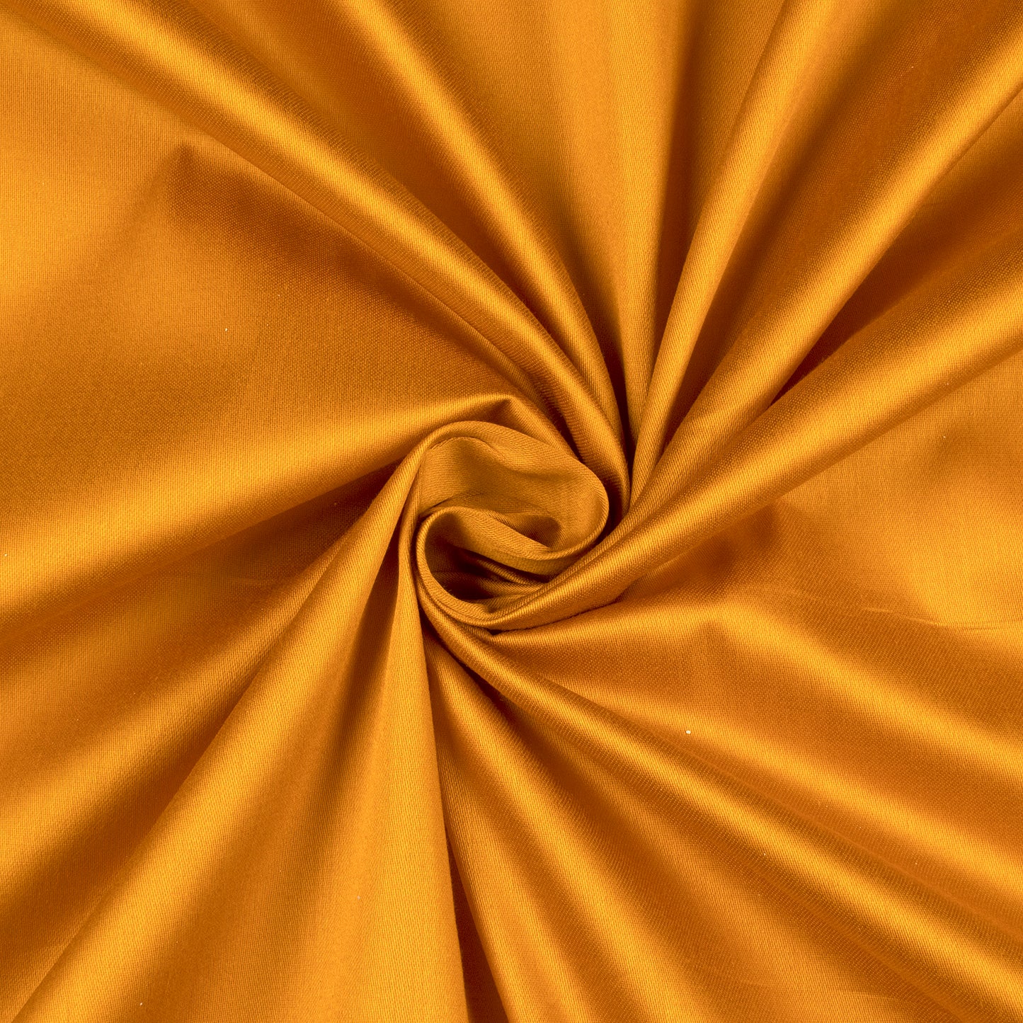 Mustard Yellow Plain Glazed Cotton Fabric