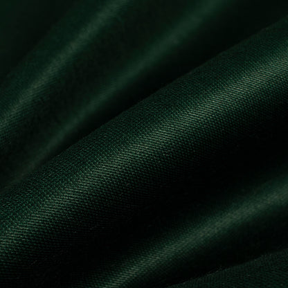 Bottle Green Plain Glazed Cotton Fabric