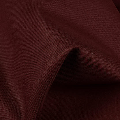 Hickory Brown Plain Glazed Cotton Fabric