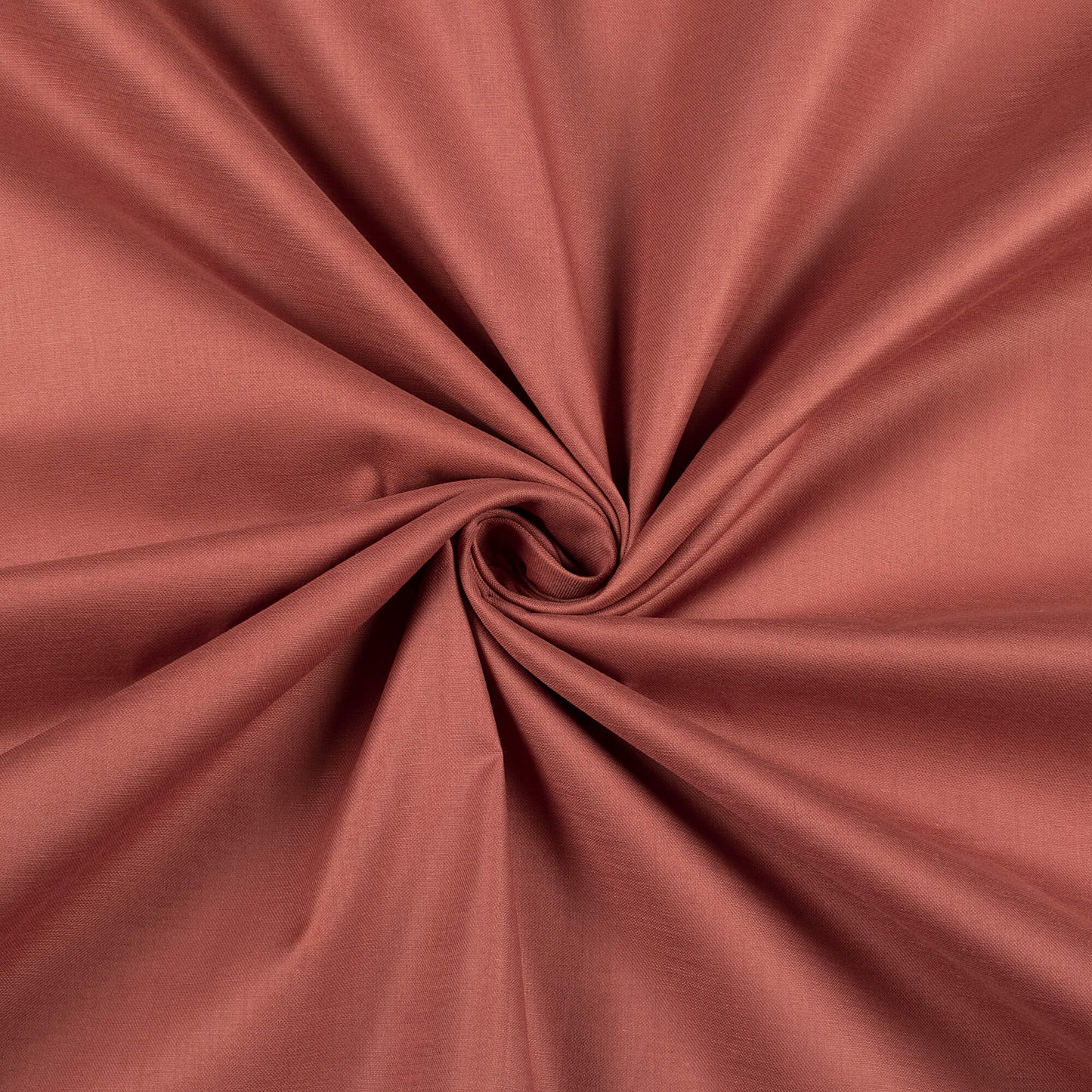 Coral Pink Plain Glazed Cotton Fabric