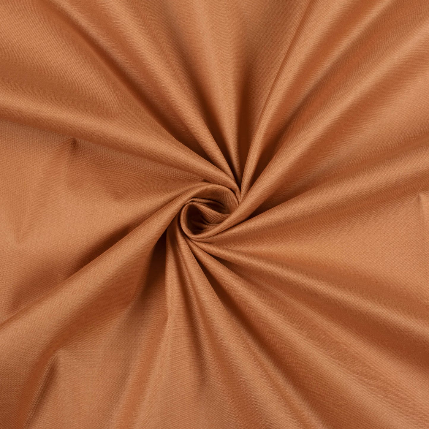 Apricot Orange Plain Glazed Cotton Fabric