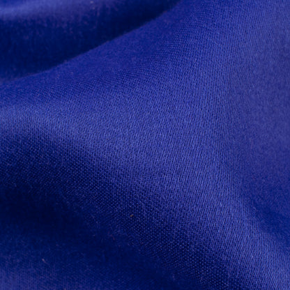 Midnight Blue Plain Poly Glazed Cotton Fabric