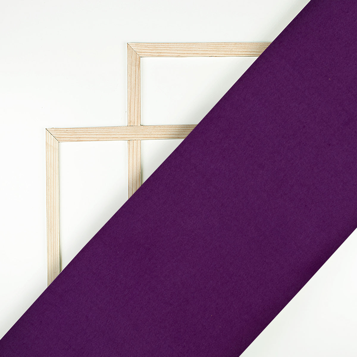 Dark Purple Plain Poly Glazed Cotton Fabric