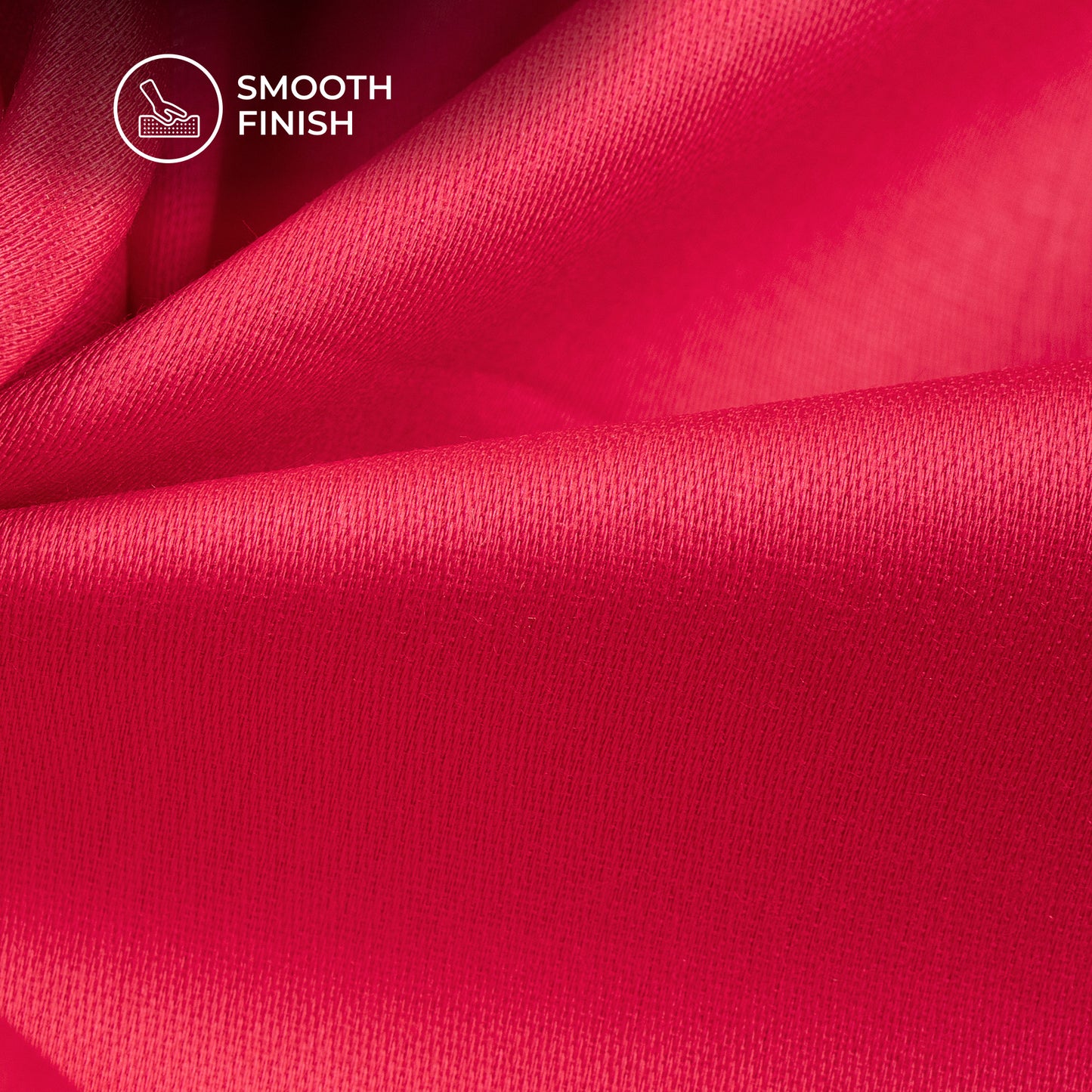 Cerise Pink Plain Glazed Cotton Fabric