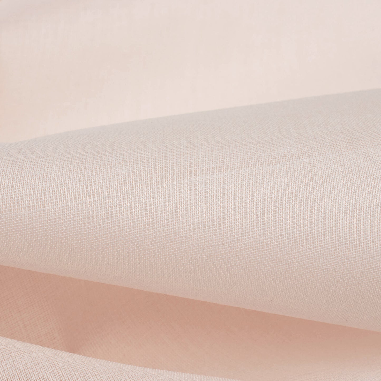 Blush Pink Plain Cotton Mulmul Fabric