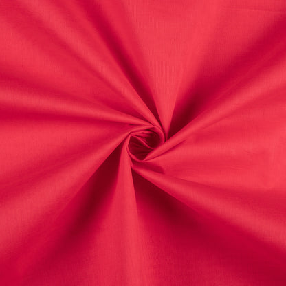 Bright Pink Plain Cotton Mulmul Fabric