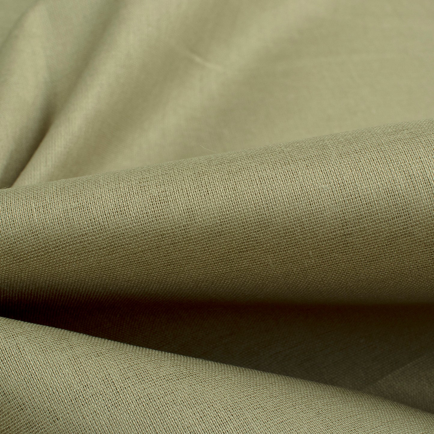 Crocodile Green Plain Cotton Mulmul Fabric