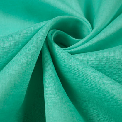 Mint Blue Plain Cotton Mulmul Fabric