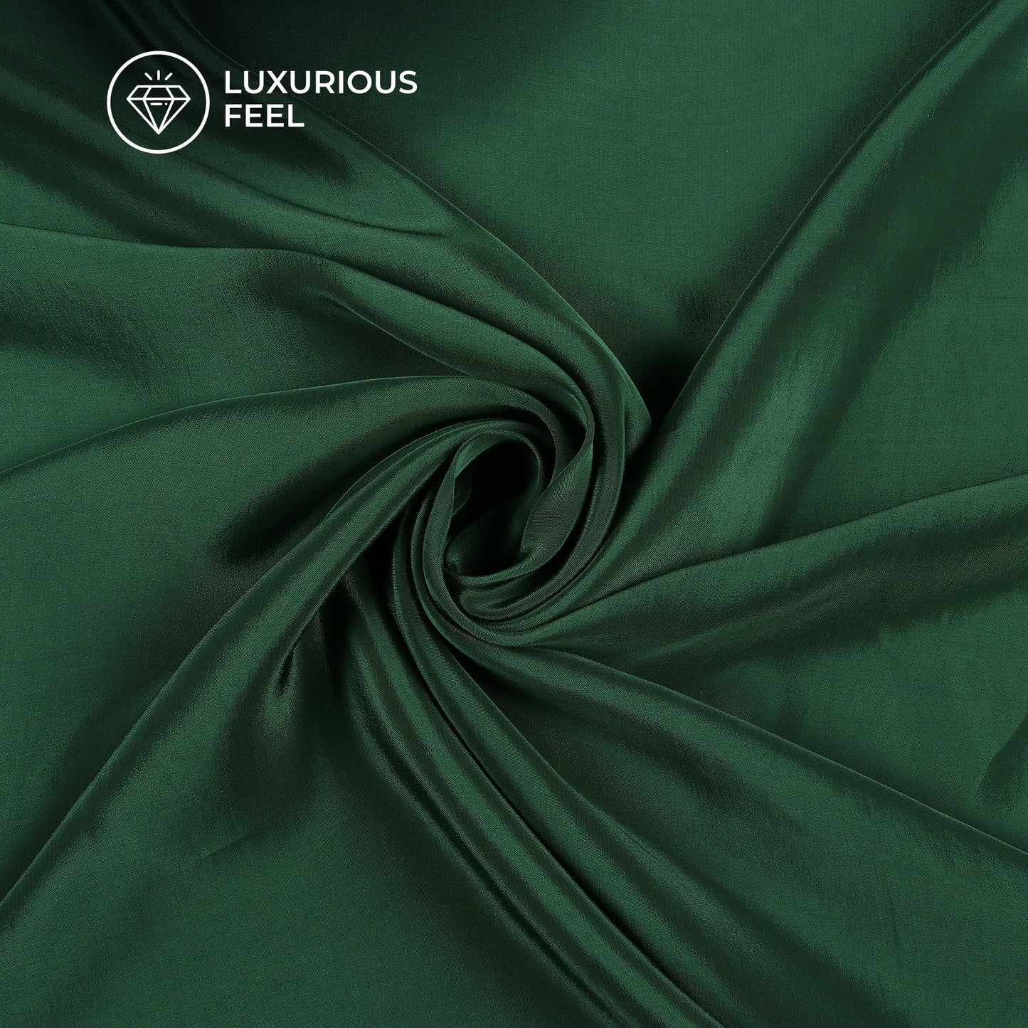 Castleton Green Plain Pure Natural Crepe Fabric