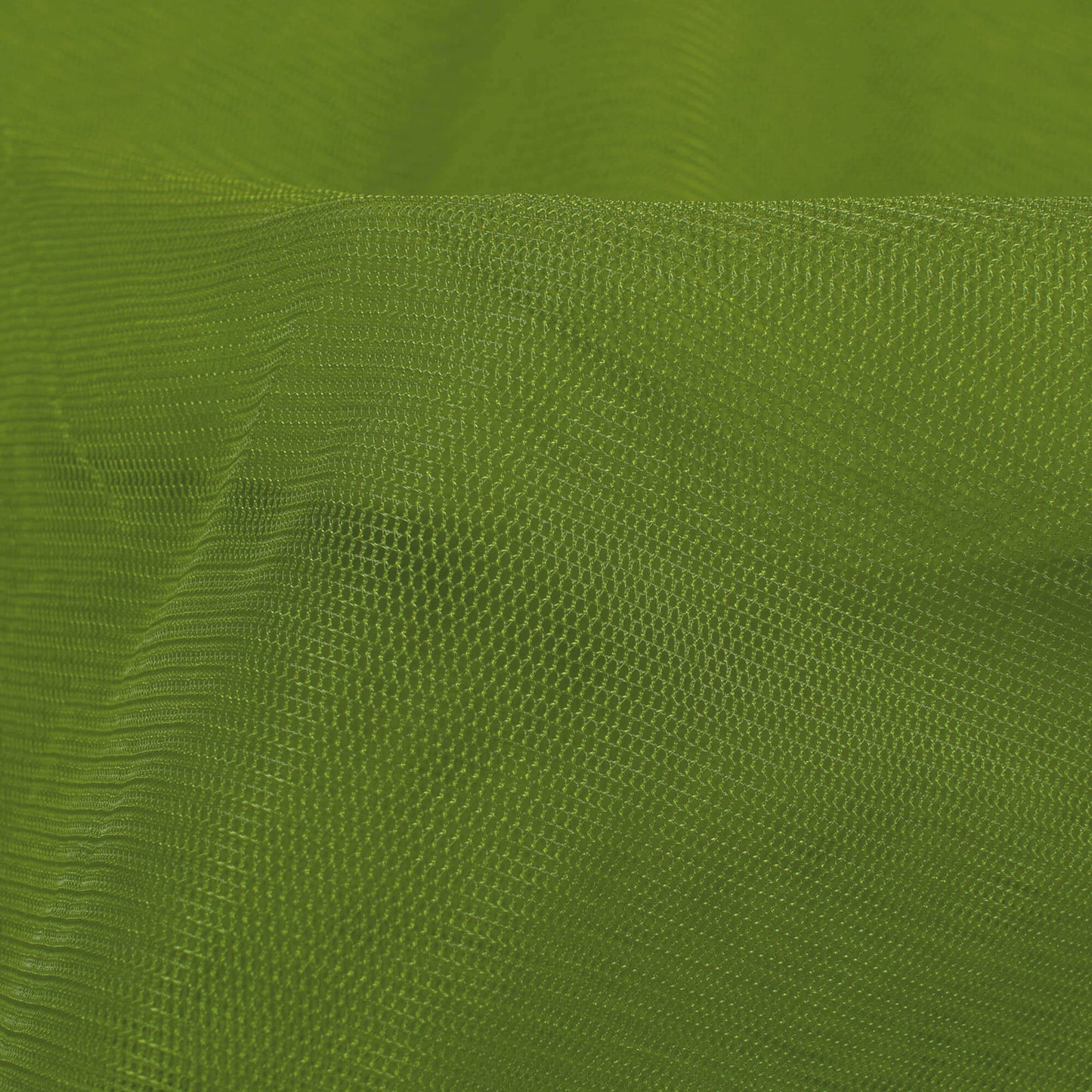 Sap Green Plain Premium Quality Butterfly Net Fabric