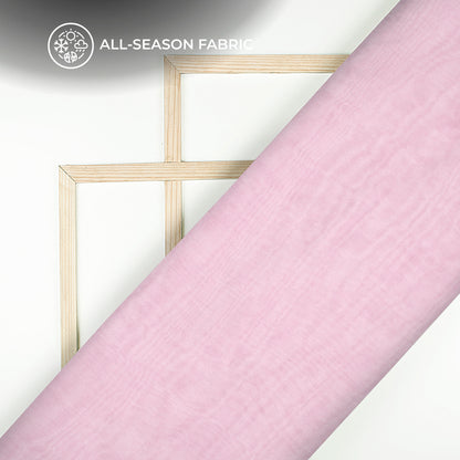 Lilac Purple Plain Pure Organza Fabric