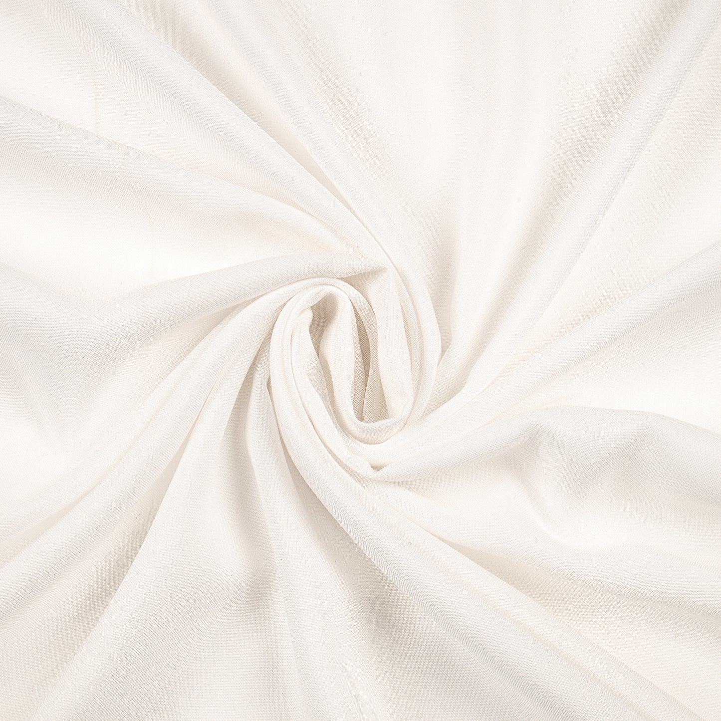 White Plain Viscose Rayon Fabric