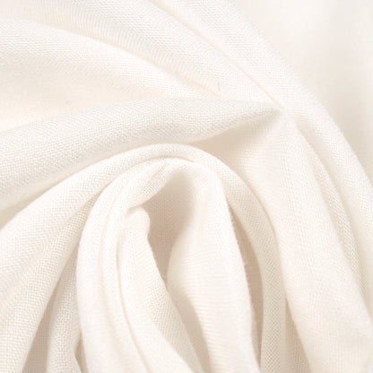 White Plain Viscose Rayon Fabric