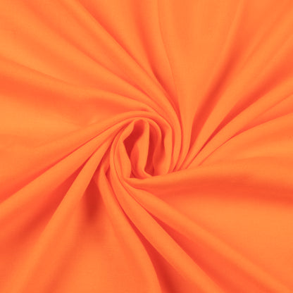 Orange Plain Viscose Rayon Fabric