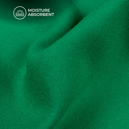 Green Plain Viscose Rayon Fabric