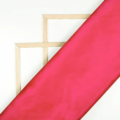 Dark Pink Plain Neon Ultra Satin Fabric