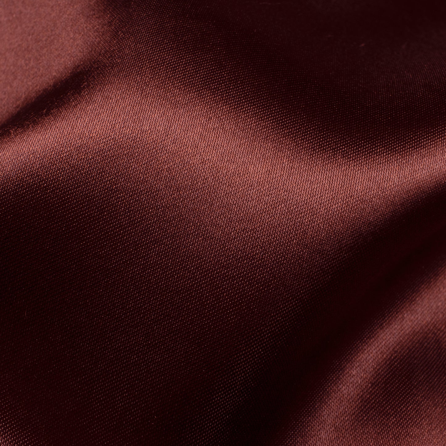 Dark Brown Plain Neon Ultra Satin Fabric