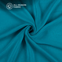 Cerulean Blue Plain Pure Georgette Fabric