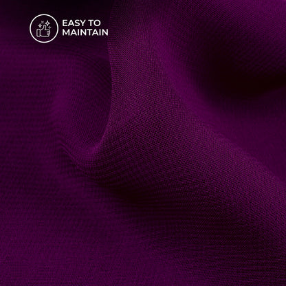 Violet Plain Pure Georgette Fabric
