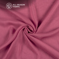 Rough Pink Plain Pure Georgette Fabric