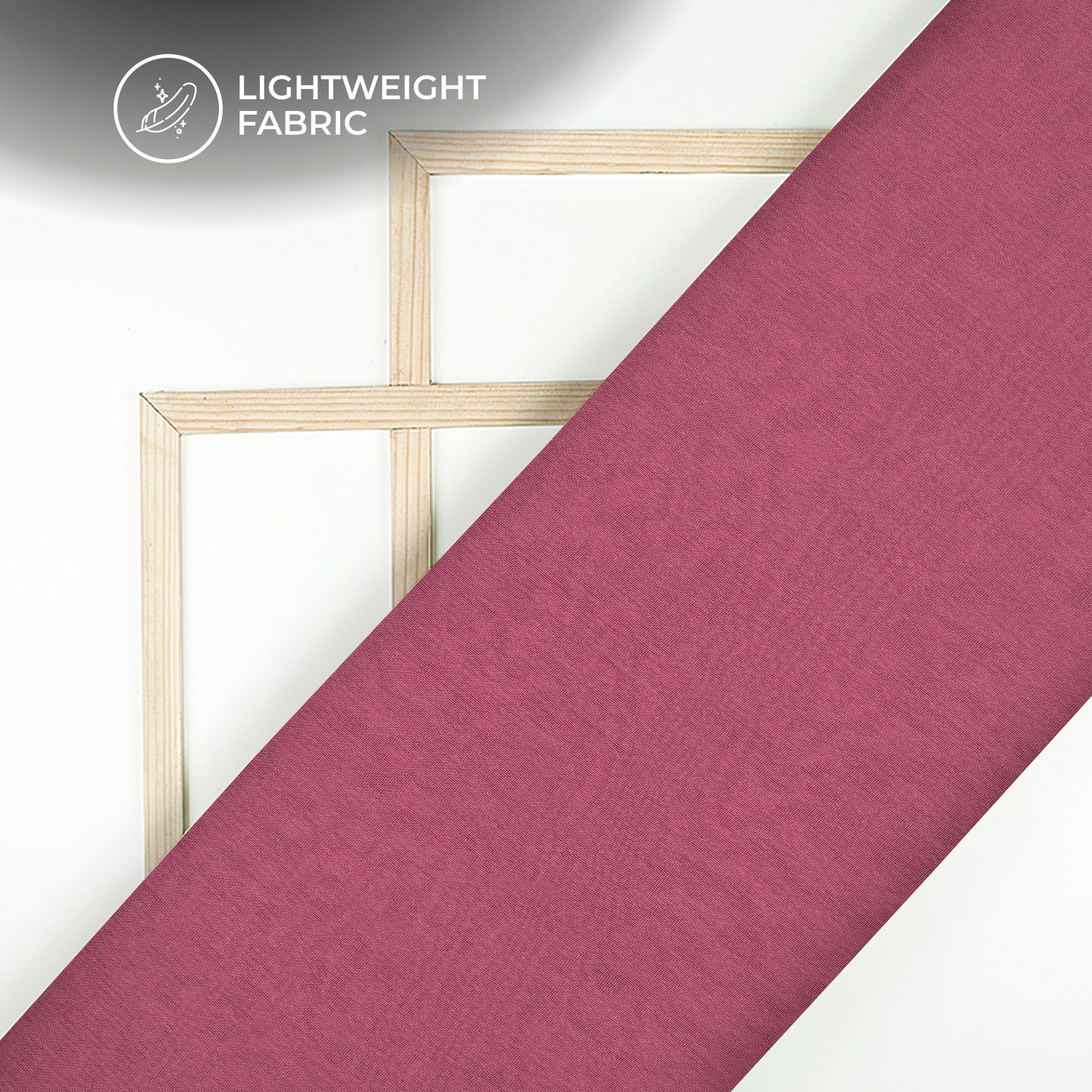 Rough Pink Plain Pure Georgette Fabric