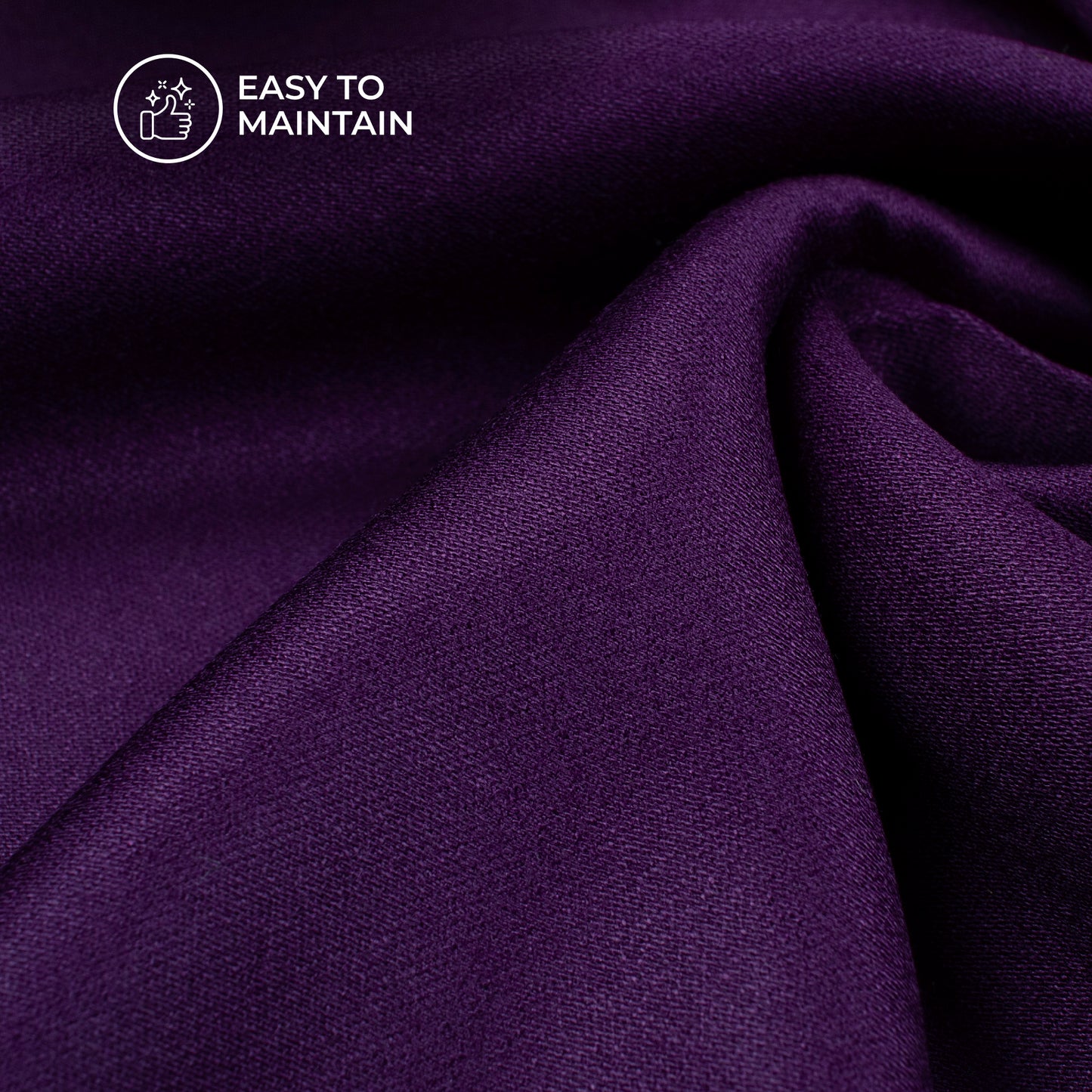 Dark Purple Plain Viscose Modal Silk Fabric