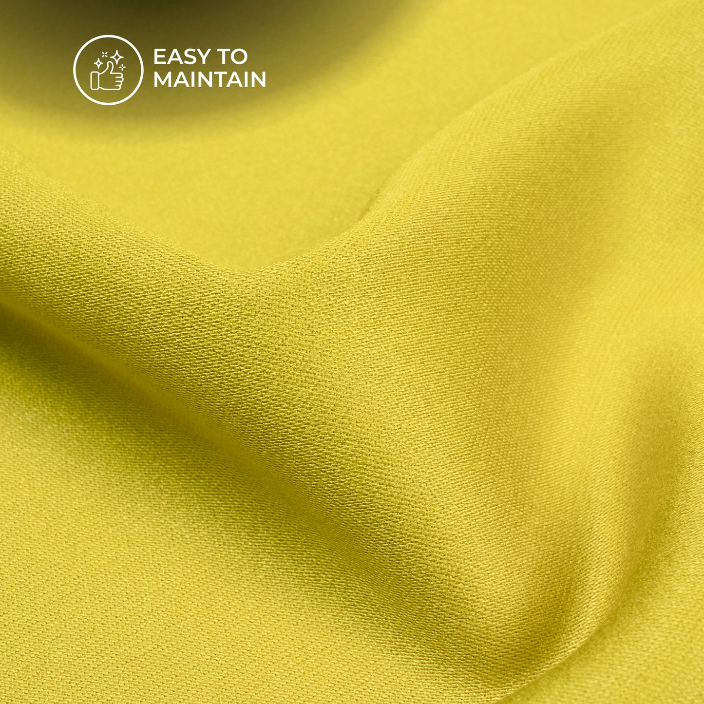 Munsell Yellow Plain Viscose Modal Silk Fabric