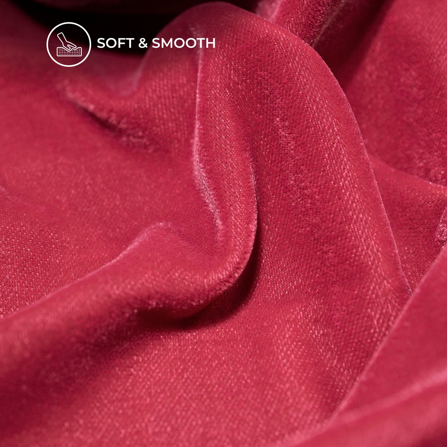 Hippi Pink Plain Export Quality Micro Velvet Fabric