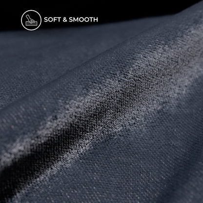Pigeon Blue Plain Export Quality Micro Velvet Fabric