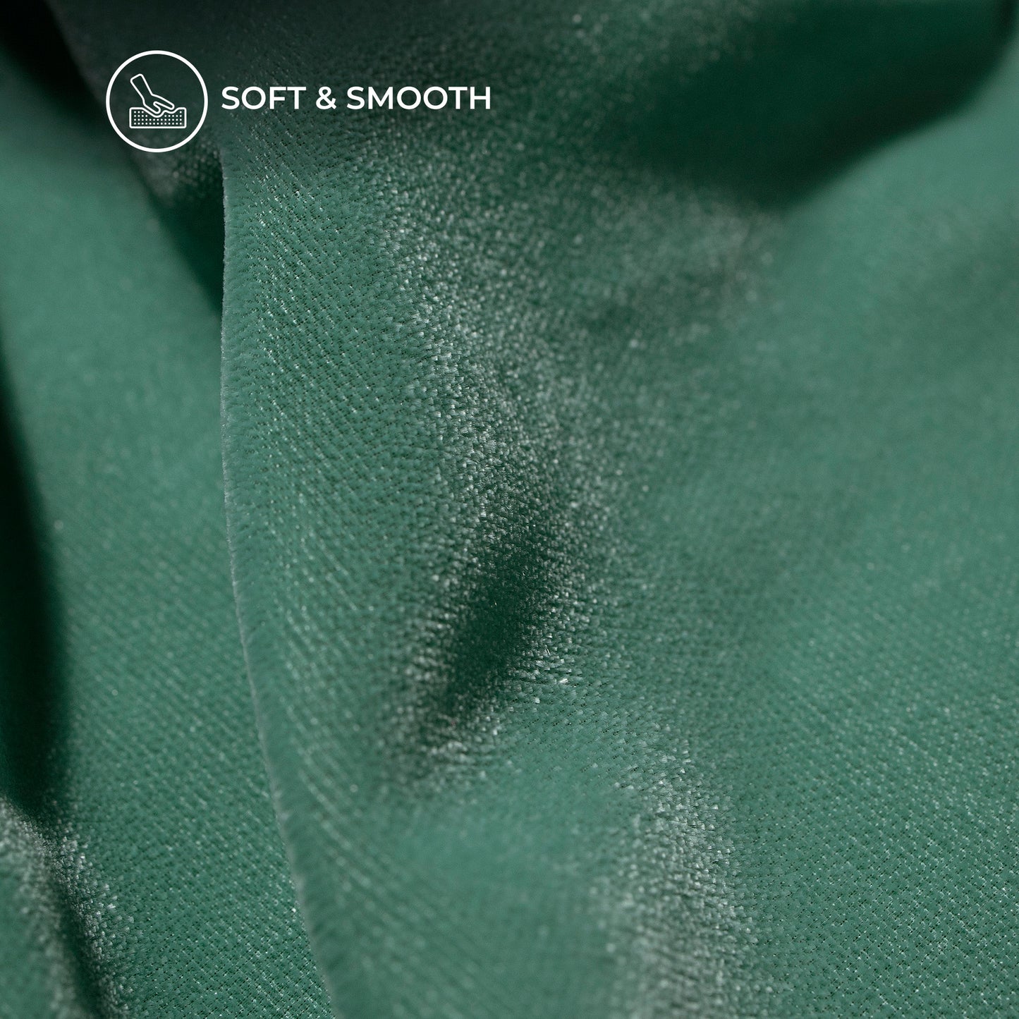 Jade Green Plain Export Quality Micro Velvet Fabric