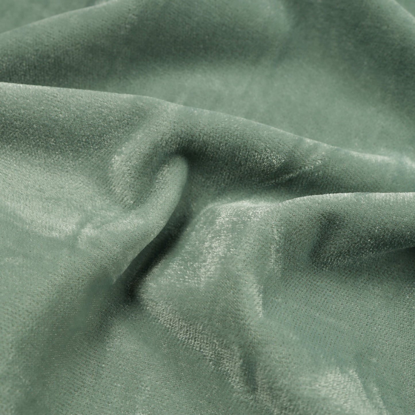 Jade Green Plain Export Quality Micro Velvet Fabric