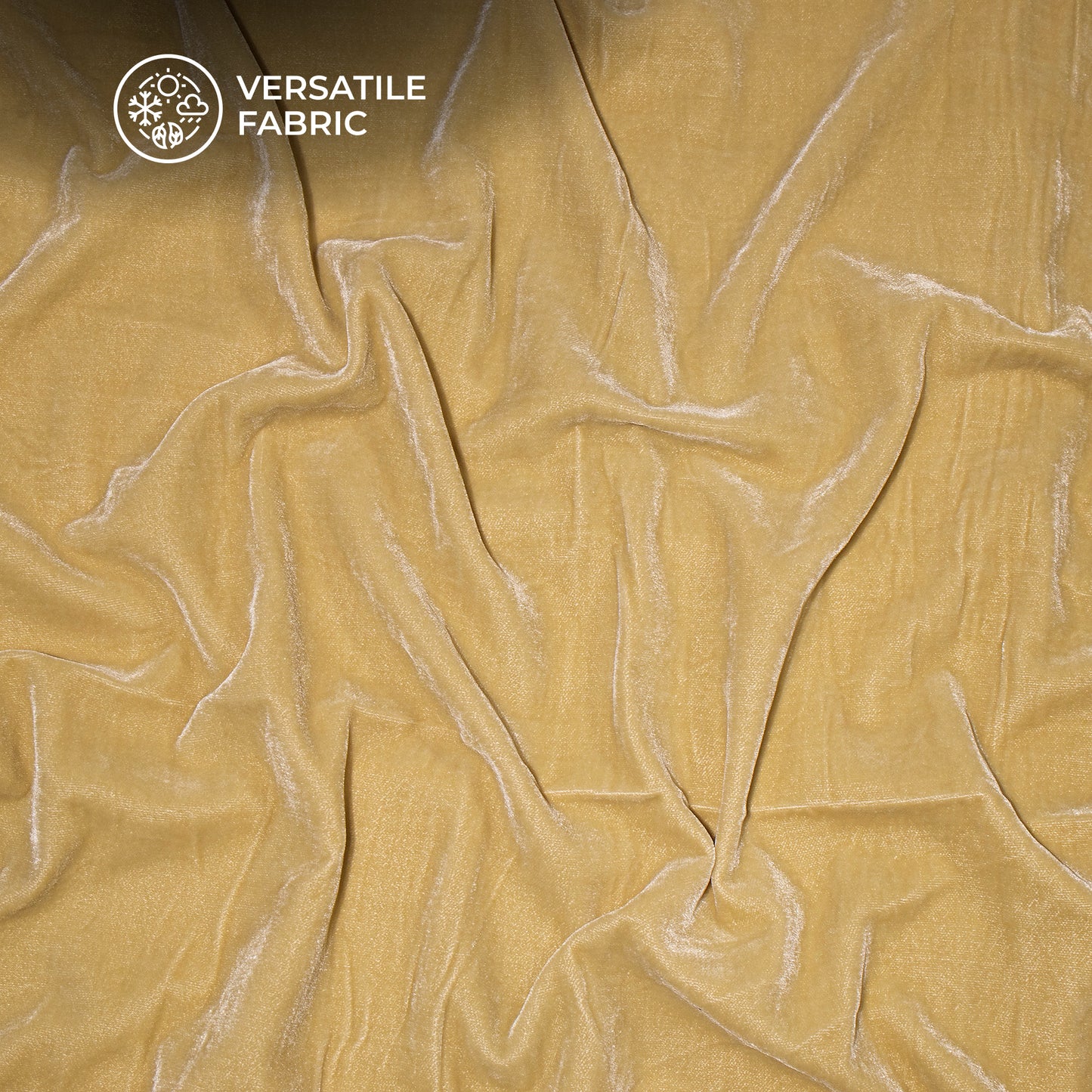 Sand Beige Plain Export Quality Micro Velvet Fabric