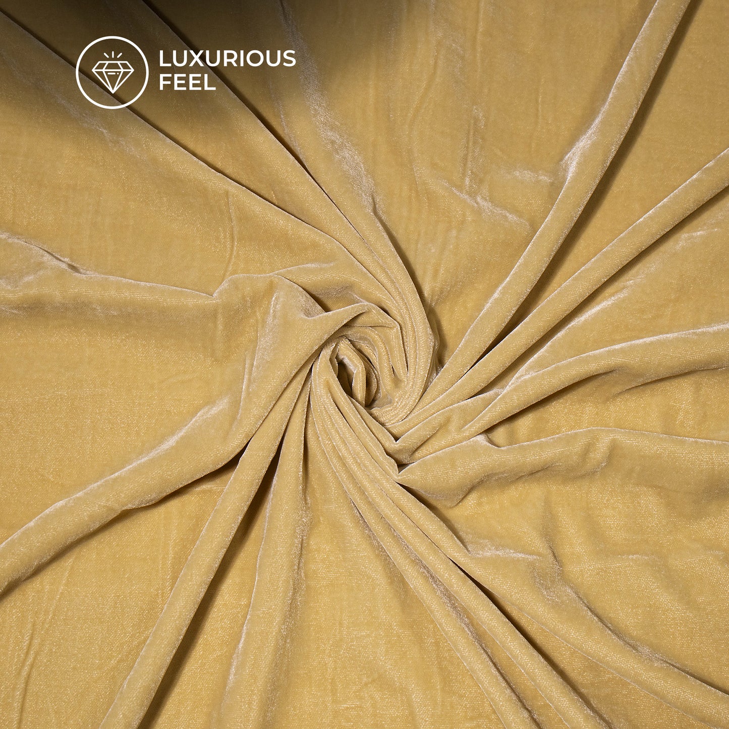 Sand Beige Plain Export Quality Micro Velvet Fabric