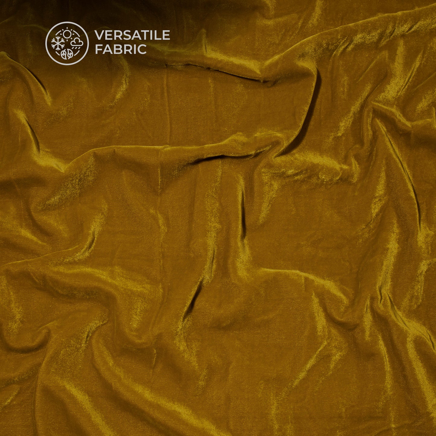 Dijon Yellow Plain Export Quality Micro Velvet Fabric